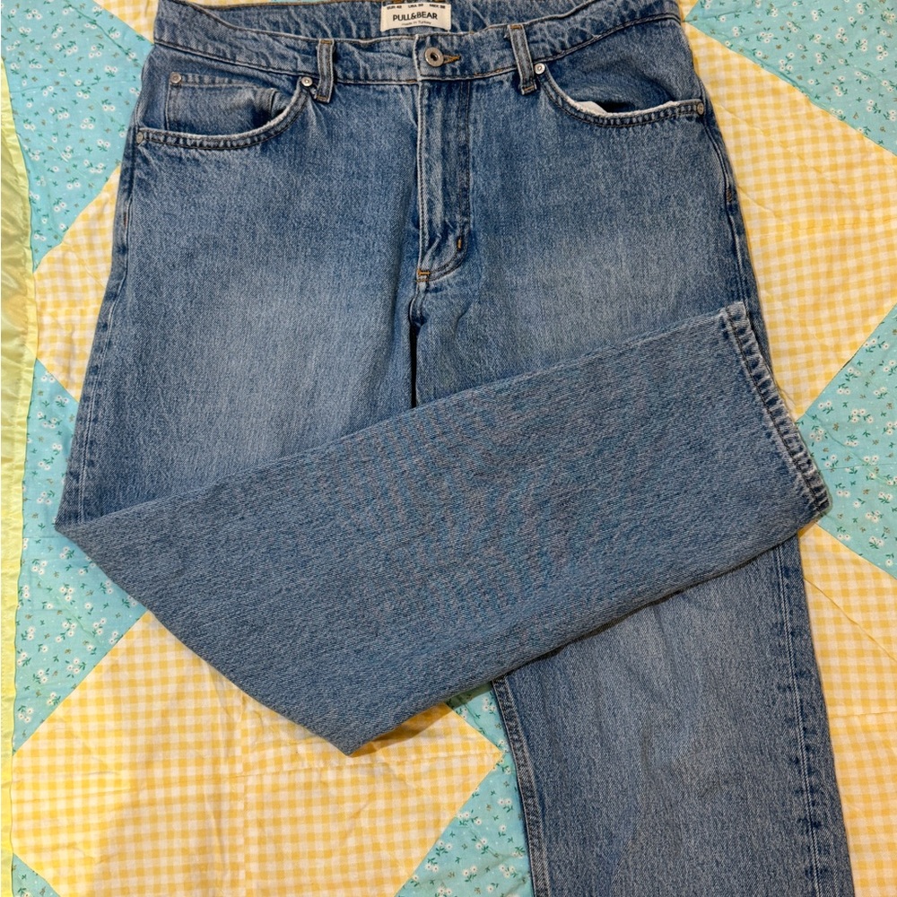 Pull&Bear Classic Blue Straight Jeans